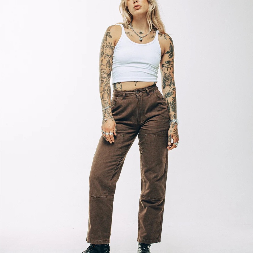 P&Co 304 Albion Carpenter Pants in Caribou Brown